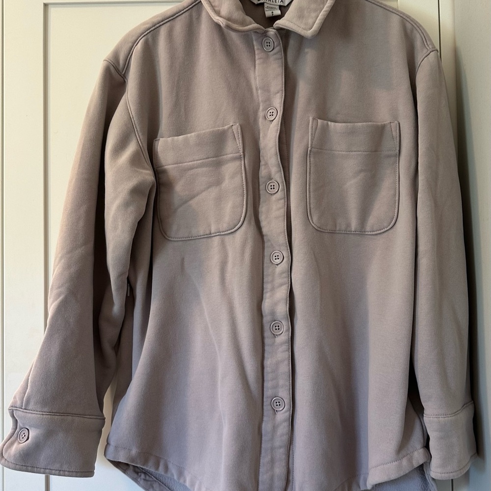 Athleta Retroplush Shirt Jacket
